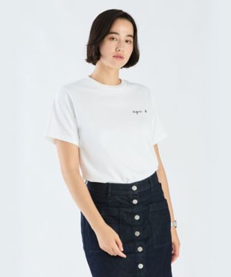 ミニロゴ コットン 半袖 Tシャツ ”Christof