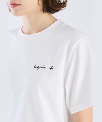 ミニロゴ コットン 半袖 Tシャツ ”Christof