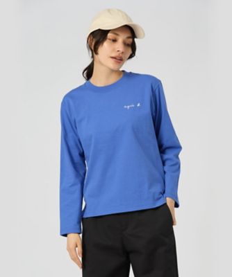 tシャツ S179 SWEAT ロゴTシャツ レディース agnes b. tシャツ S179 SWEAT ロゴTシャツ レディース