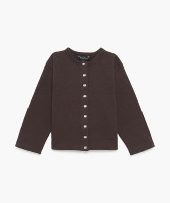 ＜三越伊勢丹/公式＞ agnes b. ENFANT(Baby & Kids)/アニエスベー アンファン M001 E CARDIGAN キッズ カーディガンプレッション 3070ボルドー トップス【三越伊勢丹/公式】