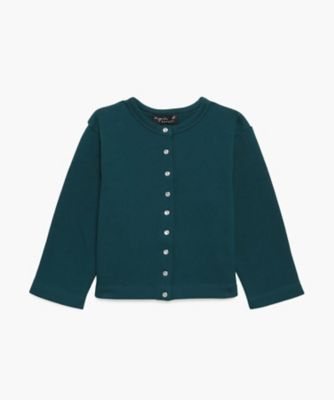 ＜agnes b. ENFANT (Baby&Kids)＞Ｍ００１　Ｅ　ＣＡＲＤＩＧＡＮ　キッズ　カーディガンプレッション（ＥＢＡ９Ｍ００１７０６２）