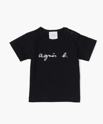 ＜三越伊勢丹/公式＞ agnes b. ENFANT(Baby & Kids)/アニエスベー アンファン S137 L TS ベビー Tシャツ 000ブラック ベビー用トップス【三越伊勢丹/公式】