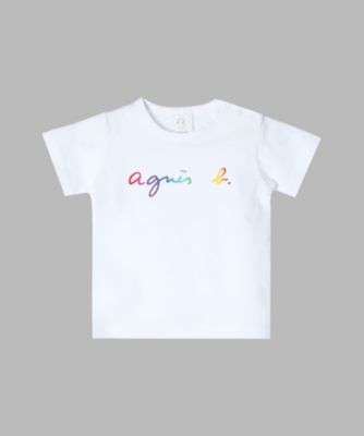 ＜三越伊勢丹/公式＞ agnes b. ENFANT(Baby & Kids)/アニエスベー アンファン SEN7 L TS ベビー 半袖トップス 010ホワイト ベビー用トップス【三越伊勢丹/公式】