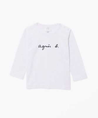 agnes b. ENFANT (Baby&Kids)/アニエスベー　アンファン S137 L TS ベビー ロゴTシャツ(EBC4S137010)