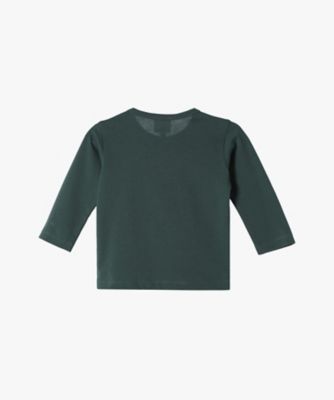 ベビー ロゴ コットン 長袖 Tシャツ