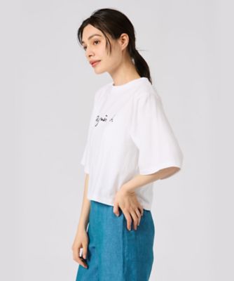 ＷＥＢ限定　ロゴ　コットン　五分袖　Ｔシャツ　”Ｙｏｋｏ”（ＥＢＩ０Ｓ１３７０１０）