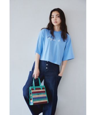＜agnes b. (Women)＞Ｓ１３７　ＴＳ　ＹＯＫＯ　Ｔシャツ（ＥＢＩ０Ｓ１３７６０５０）