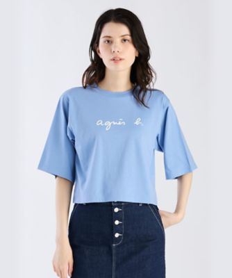 (新品)アニエス・ベー　日向坂 Tシャツ 水色 ラブトゥーオールTシャツ ｜To b. by agnès b.（トゥービー バイ