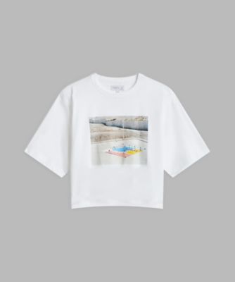 agnes b. (Women)/アニエスベー ＳＥＰ４　ＴＳ　Ｂ．　ＳＴＹＬＥ　アーティストＴシャツ　ＥＭＭＡ　ＣＨＡＲＩＮ　＆　ＯＬＩＶＩＥＲ（ＥＢＪ０ＳＥＰ４０１０）