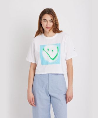 オーガニックコットン　プリント　５分袖　アーティスト　Ｔシャツ　”ＫＡＴＳＵ”（ＥＢＪ０ＳＦＣ４０１０）