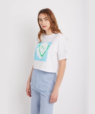オーガニックコットン　プリント　５分袖　アーティスト　Ｔシャツ　”ＫＡＴＳＵ”（ＥＢＪ０ＳＦＣ４０１０）