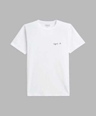 agnis b. ホワイト Tシャツ M 新作！！ Amazon | agnes b. HOMME オム アニエスベー ロゴ Tシャツ 白