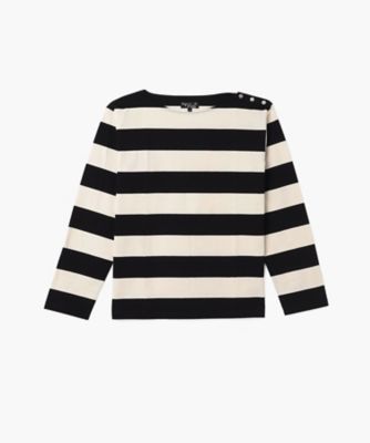 ＜agnes b. (Women)＞【ユニセックス】Ｊ０１９　ＴＳ　ＭＡＲＩＮ　ＭＬ　Ｔシャツ（ＥＢＰ５Ｊ０１９１６２０）