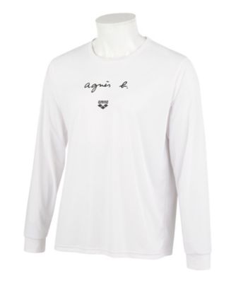 agnes b. (Women)/アニエスベー 【ユニセックス】ＪＩＤ７　ＴＳ　ＡＲＥＮＡ　ａｇｎｅｓ　ｂ．　ｘ　ａｒｅｎａ　ロングスリーブシャツ（ＥＢＷ８ＪＩＤ７０１０）