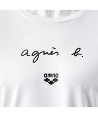 アリーナ arena アニエスべー agnès b. 競泳水着 ホワイト