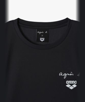 [agnes b. FEMME] arenaコラボ★ユニセックス 半袖Tシャツ agnes b. FEMME] arenaコラボ☆ユニセックス 半袖Tシャツ (Agnes