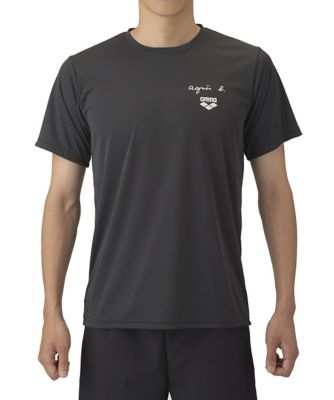 【agnes b. x arena】Cool！UPF50+ ユニセックス 半袖 Tシャツ agnes b. x arena 半袖 Tシャツ（ユニセックス） ｜agnès b