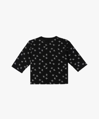 ベビー　総柄プリント　オーガニックコットン　長袖Ｔシャツ（ＥＢＸ６ＪＪＯ３０００）