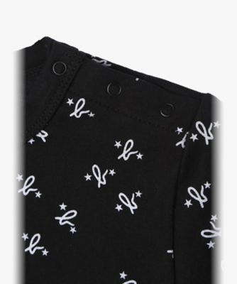 ベビー　総柄プリント　オーガニックコットン　長袖Ｔシャツ（ＥＢＸ６ＪＪＯ３０００）