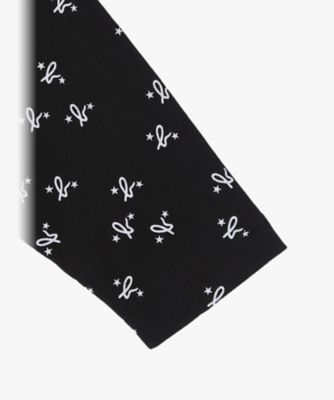 ベビー　総柄プリント　オーガニックコットン　長袖Ｔシャツ（ＥＢＸ６ＪＪＯ３０００）