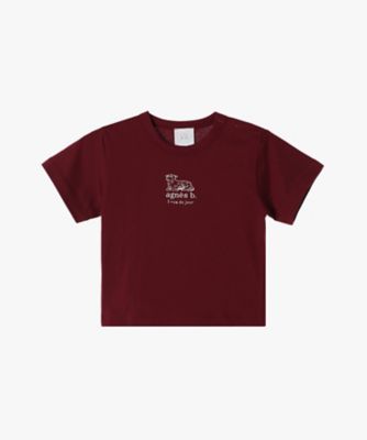 ベビー　ロゴ　コットン　半袖　Ｔシャツ　Ａｇｎｅａｕ（ＥＢＸ８ＳＤＥ７４０７９）