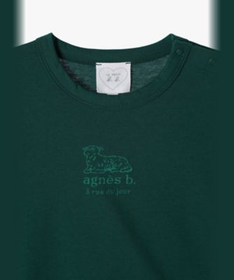 ベビー　ロゴ　コットン　半袖　Ｔシャツ　Ａｇｎｅａｕ（ＥＢＸ８ＳＤＥ７７０６７）