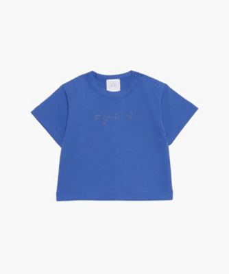 ＜agnes b. ENFANT (Baby&Kids)＞　ＳＤＹ８　Ｌ　ＴＳ　ベビー　ロゴＴシャツ（ＥＢＸ８ＳＤＹ８６０４１）