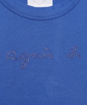 大人気★agnes b. ベビー ロゴTシャツ シンプル プレゼント 上品 S137 L TS ベビー Tシャツ（Tシャツ/カットソー）｜agnes b
