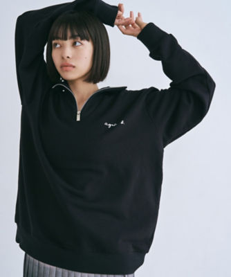 【ユニセックス】ＷＥＢ限定　Ｓ１７９　ＳＷＥＡＴ　ロゴハーフジップスウェット（ＥＣＧ２Ｓ１７９０００）