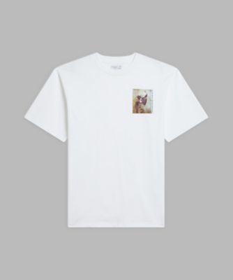 ＜agnes b. HOMME (Men)＞メンズ　コットン　プリント　半袖　アーティスト　Ｔシャツ　”Ｖｉｃｔｏｒ　Ｈｕｇｏ”（ＥＣＫ６ＳＦＡ３０１０）