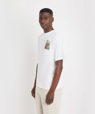 メンズ　コットン　プリント　半袖　アーティスト　Ｔシャツ　”Ｖｉｃｔｏｒ　Ｈｕｇｏ”（ＥＣＫ６ＳＦＡ３０１０）