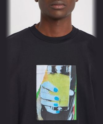 メンズ　コットン　プリント　半袖　アーティスト　Ｔシャツ　”Ｌｏｎｄｏｎｉｅｎ”（ＥＣＫ６ＳＦＡ５０００）