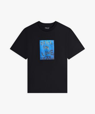 ＜agnes b. HOMME (Men)＞メンズ　コットン　プリント　半袖　アーティスト　Ｔシャツ　”Ｌｏｎｄｏｎｉｅｎ”（ＥＣＫ６ＳＦＡ７０００）