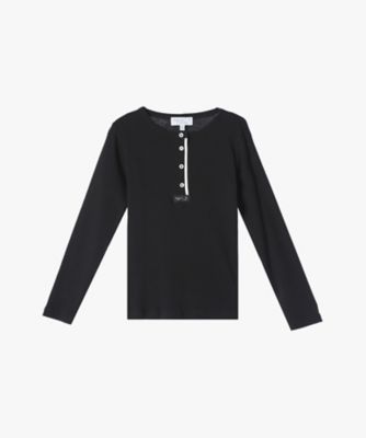 ＜agnes b. ENFANT (Baby&Kids)＞ＪＦＤ８　Ｅ　ＴＳ　キッズ　ヘンリーネックＴシャツ（ＥＣＳ７ＪＦＤ８０００）