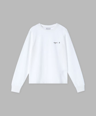 ＜agnes b. (Women)＞Ｓ１７９　ＴＳ　ロゴＴシャツ（ＥＣＵ４Ｓ１７９０１０）