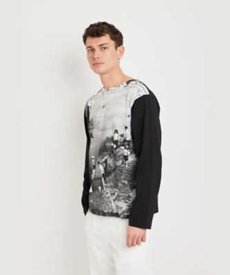 フォトプリント　コットン　長袖　Ｔシャツ　”Ｌａ　ｐｌａｇｅ”（ＥＣＺ２ＮＵ７０００００）