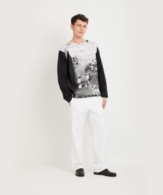 フォトプリント　コットン　長袖　Ｔシャツ　”Ｌａ　ｐｌａｇｅ”（ＥＣＺ２ＮＵ７０００００）