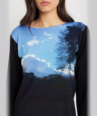 フミコ【アニエスベー】フォトプリント　パリ　夜景　Tシャツ　長袖 フミコ様専用【アニエスベー】フォトプリント パリ 夜景 Tシャツ