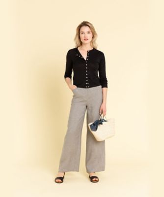 ＪＤＪ６　ＣＡＲＤＩＧＡＮ　リネンカーディガンプレッション（ＥＤ１７ＪＤＪ６０００）