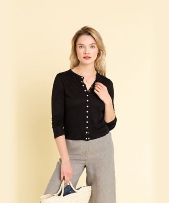 ＪＤＪ６　ＣＡＲＤＩＧＡＮ　リネンカーディガンプレッション（ＥＤ１７ＪＤＪ６０００）