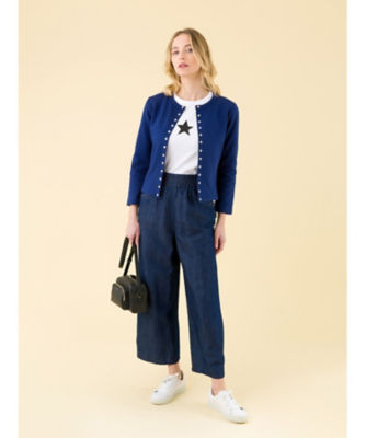 agnes b. CARDIGAN LE PETITカーディガンプレッション M001 CARDIGAN LE PETIT カーディガン