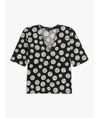 ＜agnes b. (Women)＞ＪＩＣ０　ＴＳ　ＶＩＳＡＧＥ　Ｔシャツ（ＥＤ６１ＪＩＣ００００）