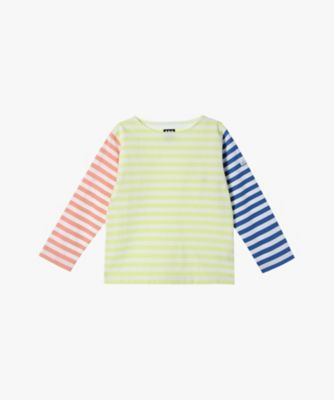 ＜agnes b. ENFANT (Baby&Kids)＞ａｇｎｅｓ　ｂ．　ｘ　ＨＥＬＬＹ　ＨＡＮＳＥＮ　ロングスリーブマリンボーダーティー（キッズ）（ＥＤＢ１ＪＪＳ９２８４）