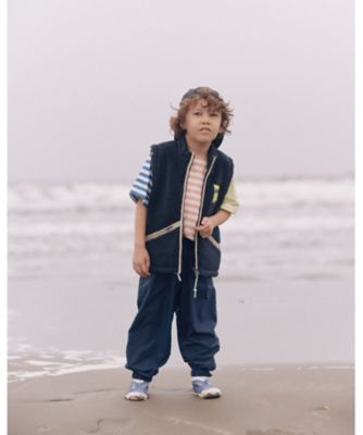 【キッズ】ａｇｎｅｓ　ｂ．　ｘ　ＨＥＬＬＹ　ＨＡＮＳＥＮ　マリンボーダーＴシャツ（ＥＤＢ２ＪＪＳ９３０４３）