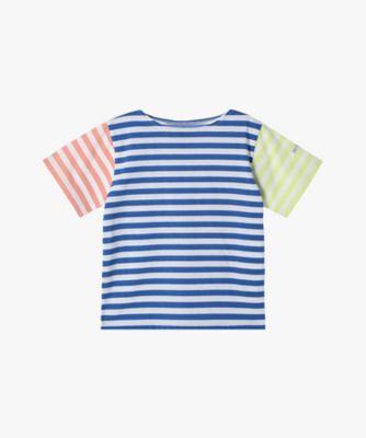 agnes b. ENFANT (Baby&Kids)/アニエスベー　アンファン agnes b. x HELLY HANSEN ショートスリーブマリンボーダーティー(キッズ)(EDB2JJS96075)