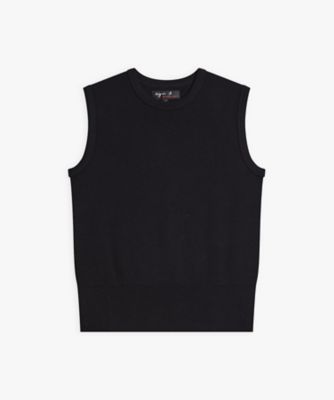 ＜agnes b. (Women)＞Ｊ１５５　コットンニットタンクトップ（ＥＤＤ４Ｊ１５５０００）