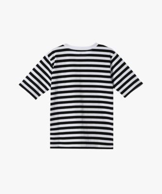キッズ　細ボーダー　コットン　半袖　Ｔシャツ　Ｌｅｚａｒｄ（ＥＤＧ６Ｊ００８１０００）