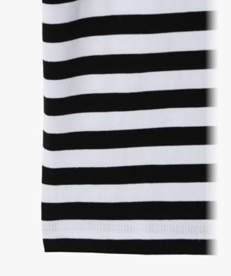 キッズ　細ボーダー　コットン　半袖　Ｔシャツ　Ｌｅｚａｒｄ（ＥＤＧ６Ｊ００８１０００）