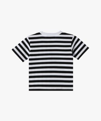 ベビー　細ボーダー　コットン　半袖　Ｔシャツ　Ｌｅｚａｒｄ（ＥＤＧ７Ｊ００８１０００）