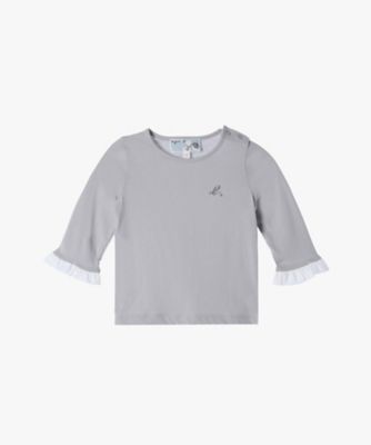 ＜agnes b. ENFANT (Baby&Kids)＞ベビー　コットン　フリル　長袖　トップス（ＥＤＨ５ＪＦ５９８００４）